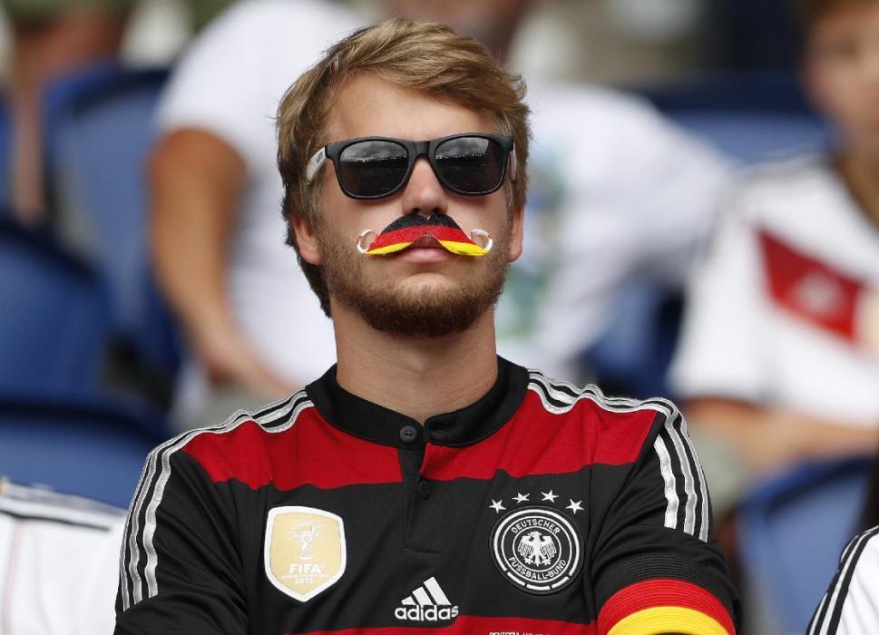 Germany fan before the match