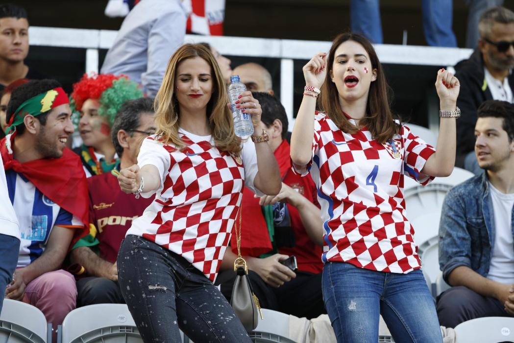 Croatia fans before the game
