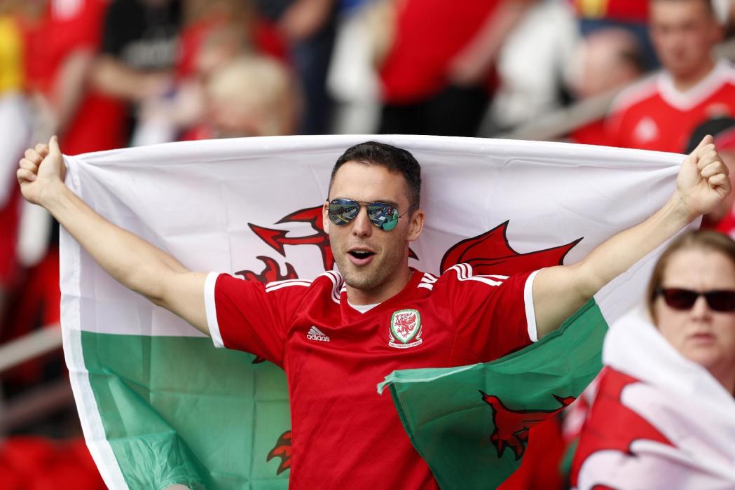 Wales fan before the match