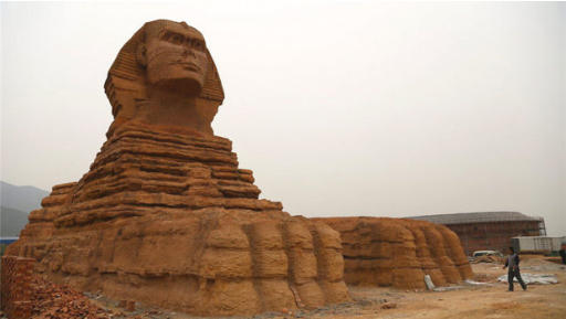 Faux Sphinx en Chine : l'Egypte obtient la destruction du monument chinois