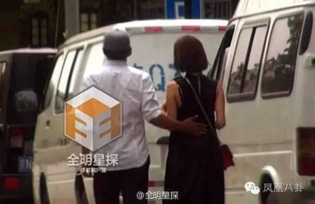 去年7月，朱鎮模在北京張儷家過夜，隔天一起出門。（翻攝自全明星探）