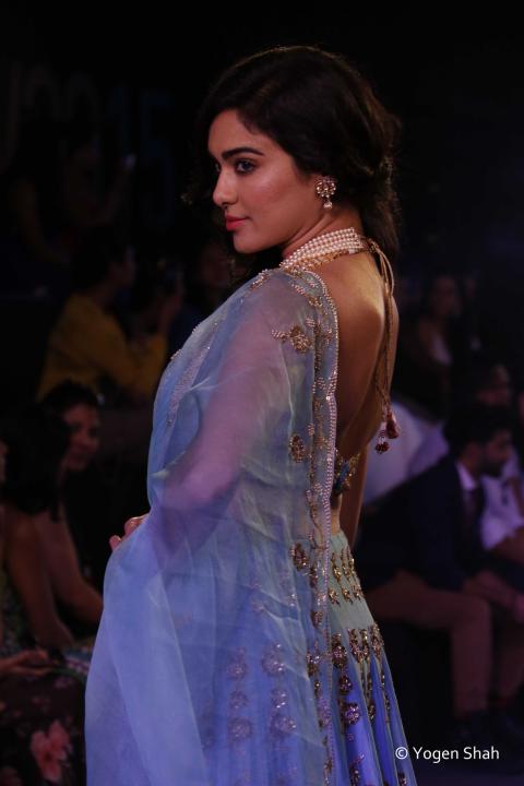 Adah Sharma walks the ramp for designer Shilpa Reddy at the Gionee India Beach Fashion Week 2015 in Goa.