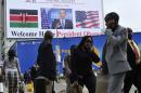 Le Kenya se prépare à accueillir le président américain Barack Obama, le 22 juillet 2015 à Nairobi