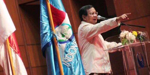 Prabowo sebut pemimpin DKI penipu, Ahok balas pakai lagu Fatin