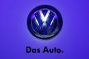 FILE PHOTO: The Volkswagen logo is seen at the Frankfurt Motor Show in Frankfurt