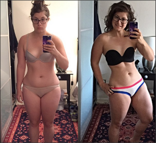 In Pictures Taken 3 Minutes Apart Trainer Sophie Kay