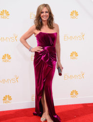 Allison Janney arrives at the 66th Annual Primetime Emmy Awards at the Nokia Theatre L.A. Live on Monday, Aug. 25, 2014, in Los Angeles. (Photo by Jordan Strauss/Invision/AP)