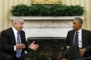 U.S. President Barack Obama meets with Israel's PM Benjamin Netanyahu at the White House in Washington