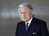 El emperador japonés Akihito espera la llegada del presidente indonesio, Joko Widodo, al Palacio Imperial en Tokio