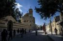 L'église copte Al-Kanîsah al-Mu'allaqah dans la vieille ville du Caire le 10 avril 2015