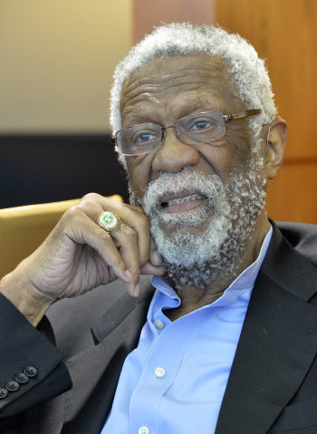Bill Russell. (AP Photo/Timothy D. Easley)