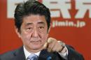 El primer ministro nipón, Shinzo Abe durante una rueda de prensa en la sede del Partido Liberal Demócrata, el pasado 15 de diciembre. EFE/Archivo