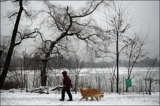 New Yorker bereiten sich auf Schneesturm vor