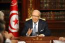 Le chef de l'Etat tunisien Béji Caïd Essebsi, le 15 juin 2016 à Tunis