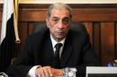 Le procureur général égyptien Hicham Barakat, le 10 juillet 2013 dans son bureau au Caire