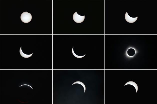 Eclipse totale de Soleil en Indonésie et dans le Pacifique