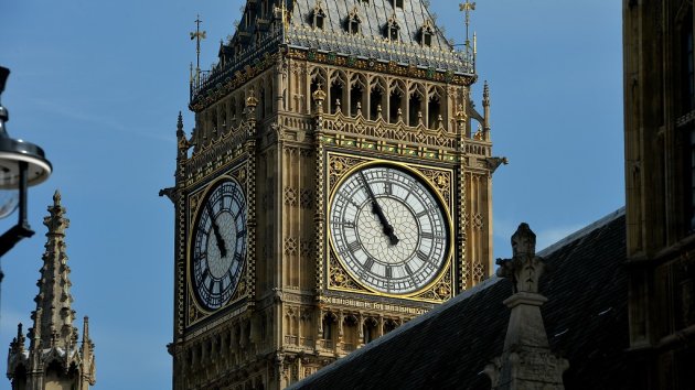 The Palace of Westminster.