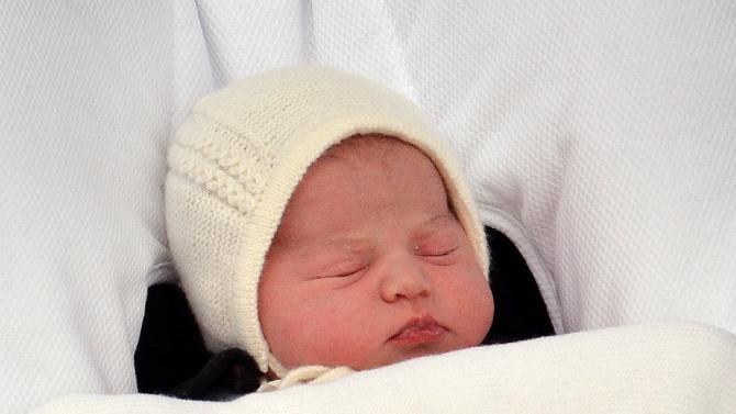 Prince William and his wife Kate&#39;s daughter, who is fourth in line to the throne after the couple&#39;s first child Prince George, was born on May 2