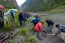 Alpes: Un glissement de terrain isole toute une vallée