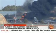 Ten die as Greek fighter jet crashes in Spain - Yahoo Maktoob News