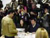Pedro Sanchez vote le 20 décembre 2015 à Pozuelo de Alarcon dans la banlieue de Madrid