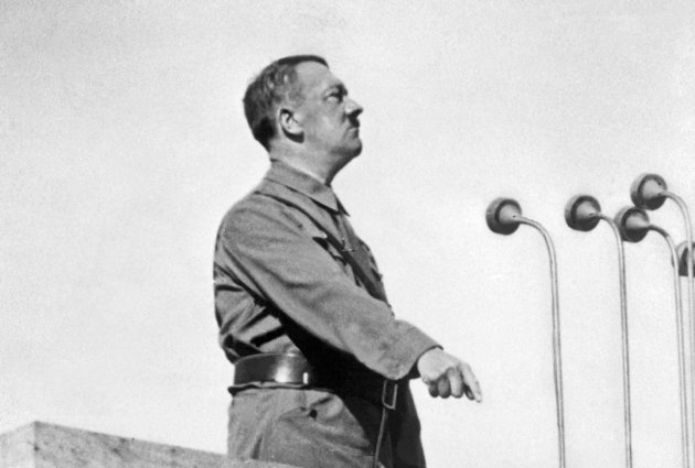 Adolf Hitler da un discurso. (FrancePresseVoir/AFP)