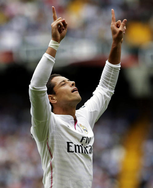 Una prodigiosa volea, así califica Real Madrid gol de ‘Chicharito’