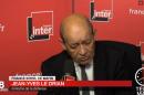 Jean-Yves Le Drian : &quot;Daech menace la Syrie et le Liban&quot;