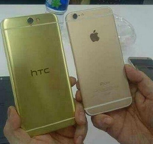 ▲之前洩漏的HTC One A9背面造型諜照，其造型也與Apple iPhone 6神似。