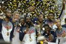EEUU celebra su victoria en la final del Mundobasket el 14 de septiembre de 2014 en Madrid