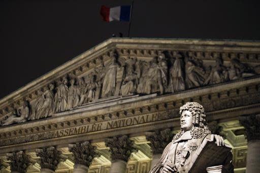 Le Palais Bourbon, siège de l'Assemblée nationale