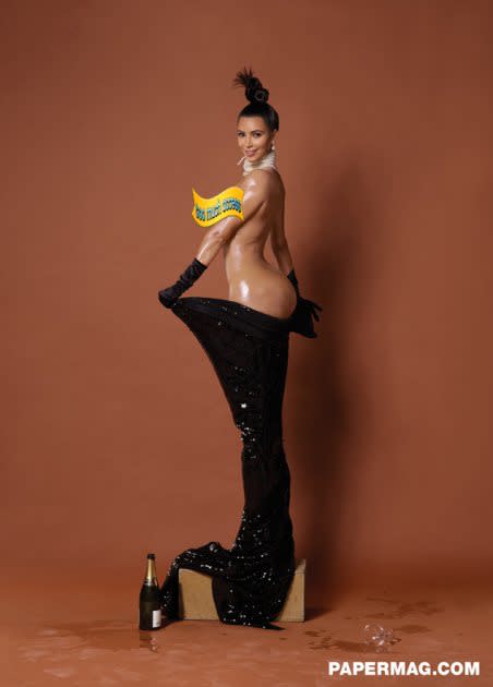 Kim Kardashian&#39;s Paper Winter 2014 magazine spread -- Paper