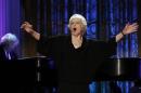 Elaine Stritch performs during a Broadway performance at the White House in Washington