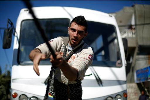 Mohammed, le Hercule gazaoui qui déplace des bus en rêvant de liberté