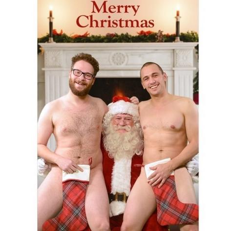 James Franco et Seth Rogen célèbrent Noël à leur façon