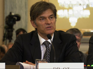 Dr. Mehmet Oz testified at a Senate hearing on false and deceptive advertising for weight-loss products.