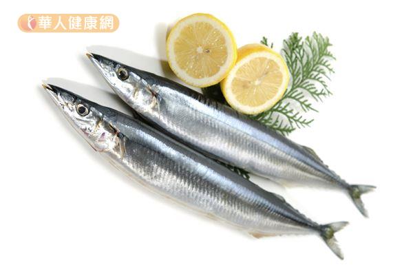秋刀魚富含Omega-3脂肪酸，減重者和一般民眾都很適合適量食用。