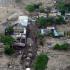 Una imagen aérea del 15 de noviembre de 2009 de una zona afectada por el huracán Ida en Verapaz, en El Salvador