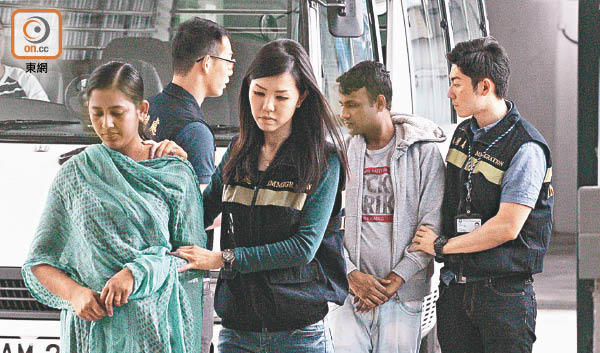 行動中拘捕的五男一女分別來自尼泊爾、印度及巴基斯坦。