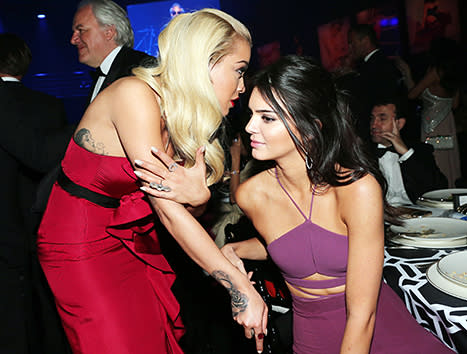 Kendall Jenner Gabs, Giggles With Rob Kardashian&#39;s Ex Rita Ora at Cannes Film Festival 2015: Photos