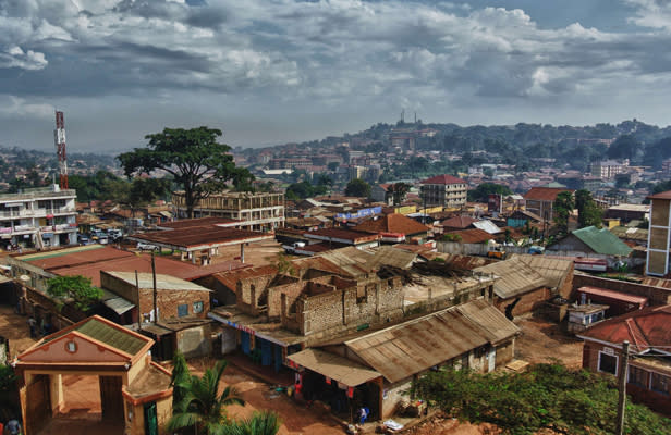 Vue de Kampala, la capitale de l'Ouganda en 2012., John Green/NEWSCOM/SIPA