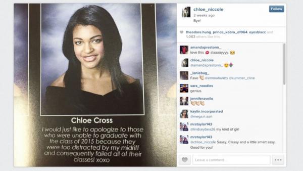 ... Graduate Strikes Back at School Dress Code With Yearbook Quote - Yahoo