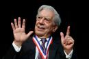El Nobel de literatura Mario Vargas Llosa el 11 de abril de 2'16 en Washington