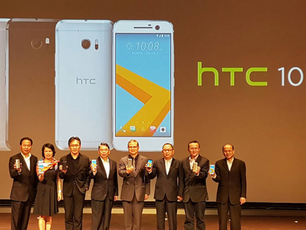 宏達電HTC 10亮相  電信商站台 (圖)