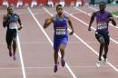 Le Sud-Africain Wayde Van Niekerk domine le 400 m du meeting Areva de Paris, le 4 juillet 2015 à Saint-Denis