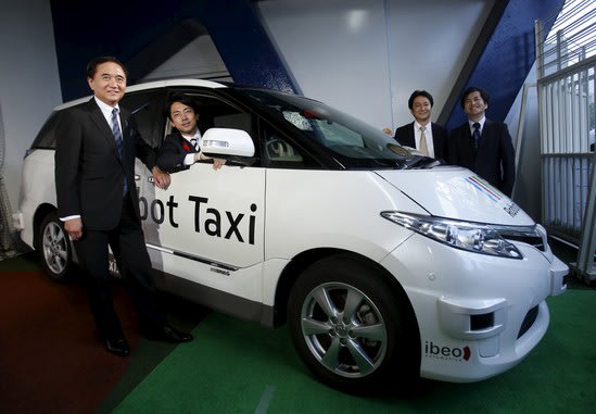 日本無人駕駛汽車公司Robot Taxi 將於2016年初測試無人駕駛出租車業務