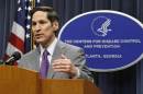 CDC Director, Dr. Thomas Frieden, speaks at the CDC headquarters in Atlanta