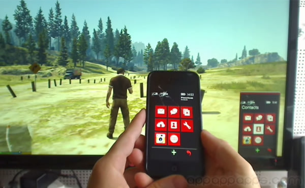 GTA V 超爽新玩法: 用你的手機來控制 GTA 內的手機! [影片]