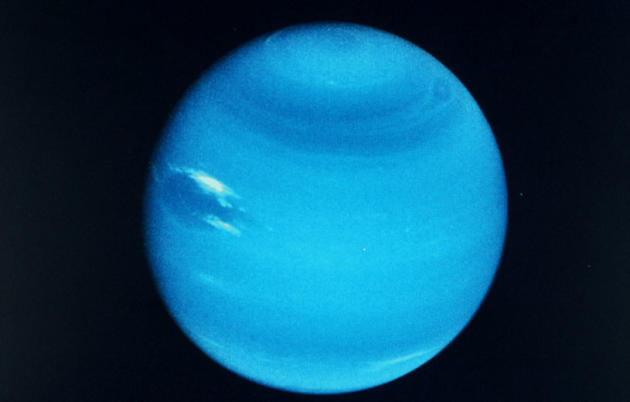 La planète Neptune vue par la sonde Voyager II en 2008., N.A.S.A. -/SI