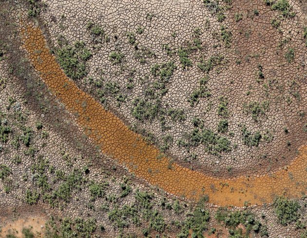 Foto aérea da Represa de Atibainha. (Reuters)